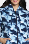 Zivame Soft Snuggles Fur Jacket - Medieval Blue — thumbnail 6